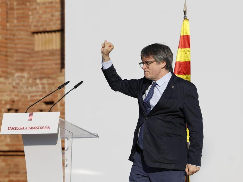 El prófugo de la justicia Carles Puigdemont.