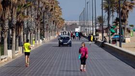 El paseo marítimo de Valencia en una imagen de archivo