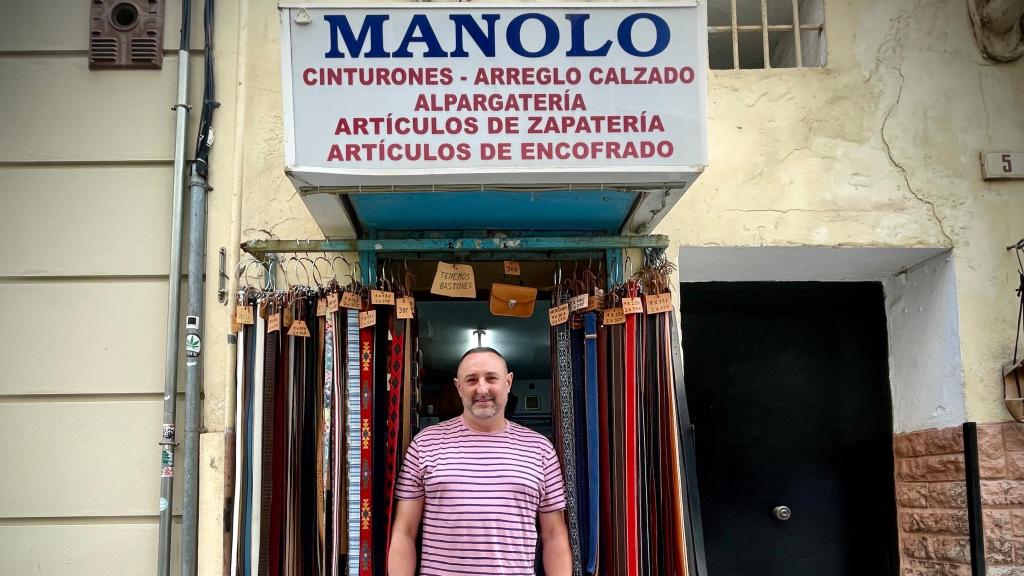 Una foto de José Manuel con el cartel.