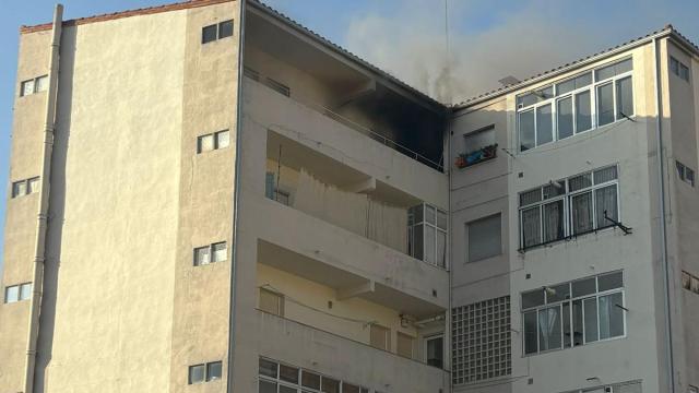 Incendio en una vivienda de la ronda de San Torcuato