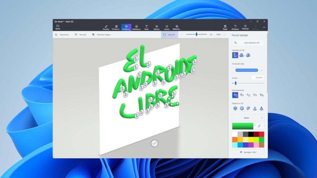 Paint 3D en Windows 11