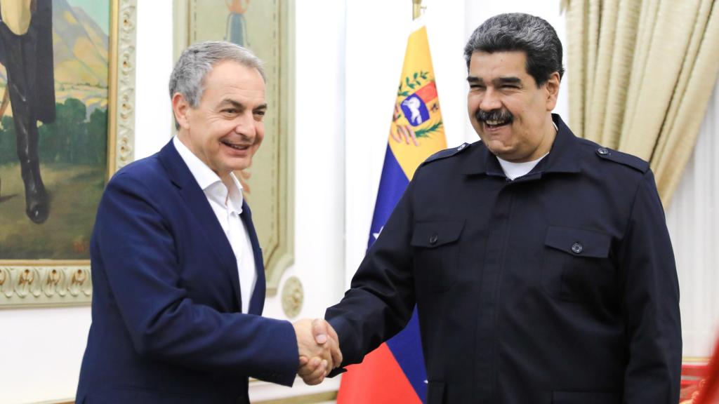 Zapatero junto a Maduro en una visita en 2022