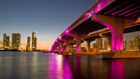 Un puente de Miami en una imagen de archivo.