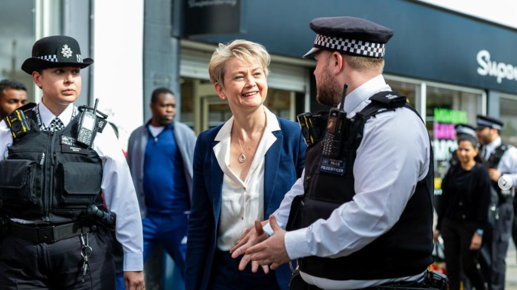 Yvette Cooper, ministra del Interior inglesa desde el 5 de julio de 2024.