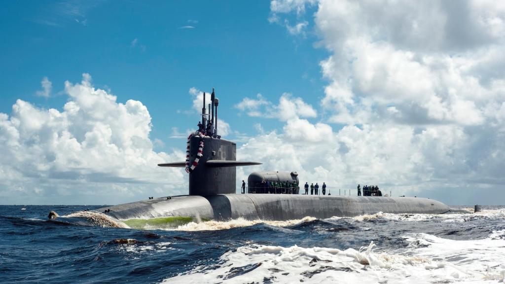 El submarino USS Georgia de la clase Ohio