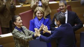 Carlos Mazón y Ruth Merino celebran la aprobación de presupuestos de 2024