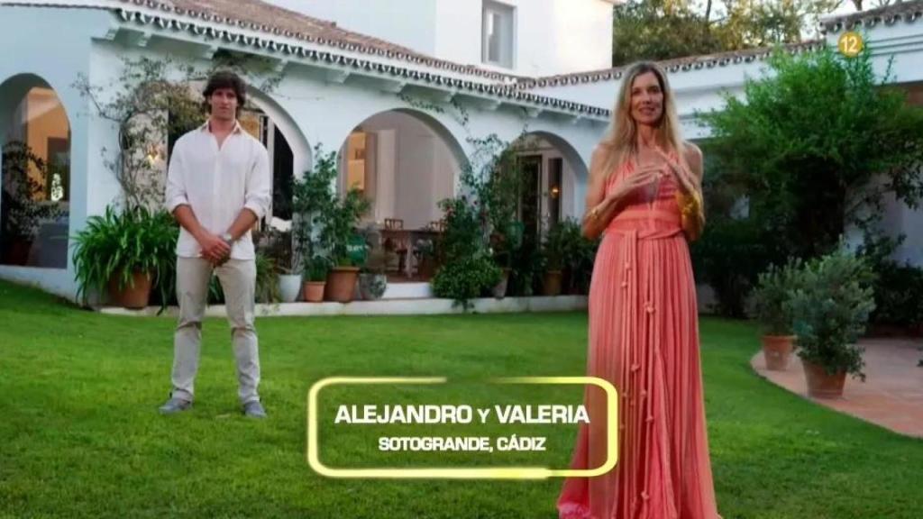 Valeria y Alejandro en 'Quién quiere casarse con mi hijo'.