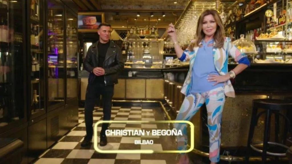 Begoña y Christian en 'Quién quiere casarse con mi hijo'.