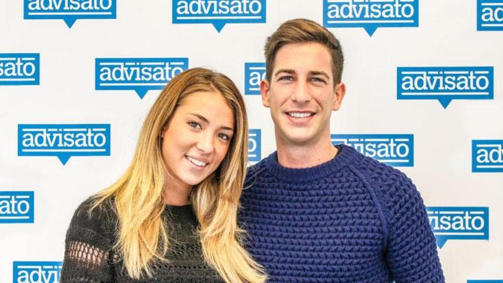 Alice Campello junto a su expareja, Alberto Franceschi, en una imagen de archivo.