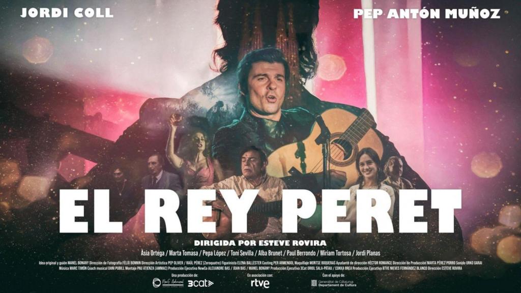 Cartel oficial de la tvmovie 'El rey Peret'.