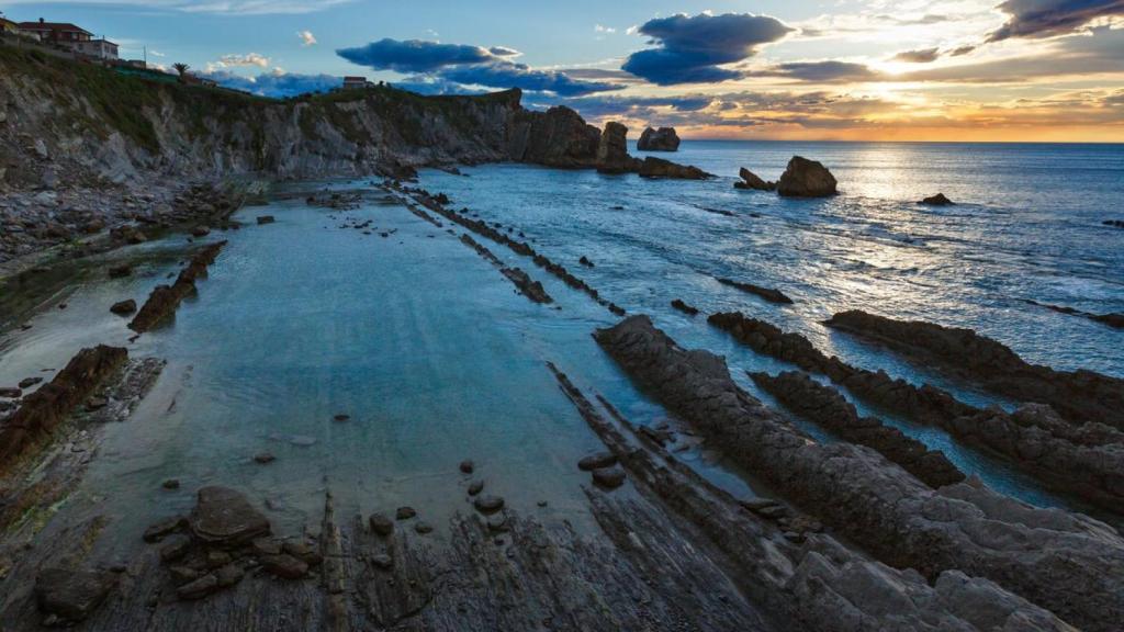 Playa de Arnía, Cantabria.