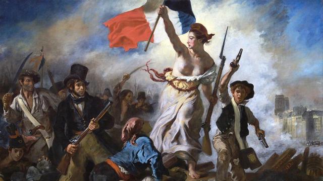 El cuadro de Delacroix 'La libertad guiando el pueblo'