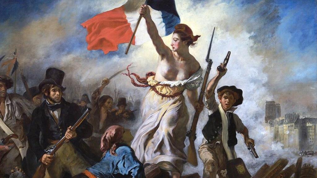 El cuadro de Delacroix 'La libertad guiando el pueblo'