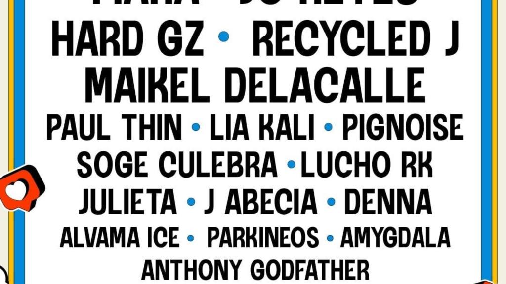 Cartel del Negrita Music Festival 2024.