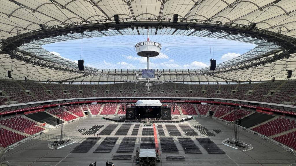 Una imagen del interior del PGE Narodowy durante un evento