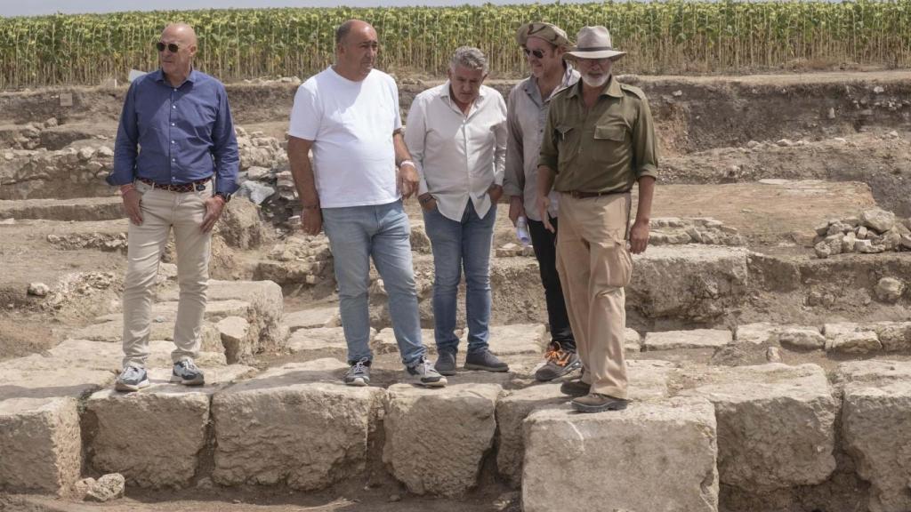 Visita del presidente de la Diputación de Segovia, Miguel Ángel de Vicente, a Confloenta