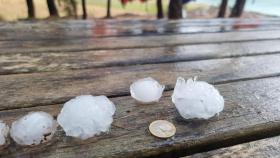 Granizo en la provincia de Teruel