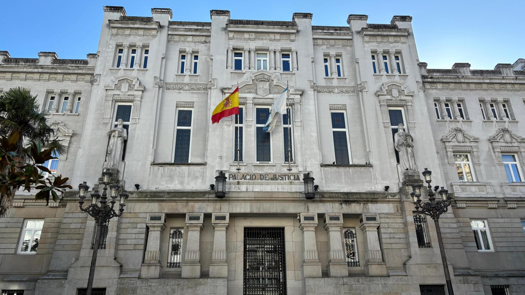 Edificio del Tribunal Superior de Xustiza de Galicia en A Coruña.