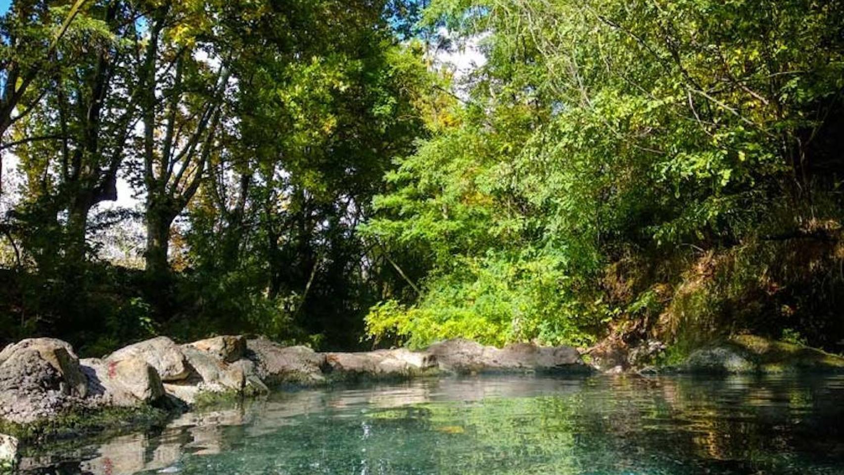 Una de las pozas de las Termas de Alhama de Granada.