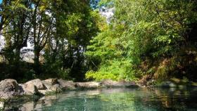 Una de las pozas de las Termas de Alhama de Granada.