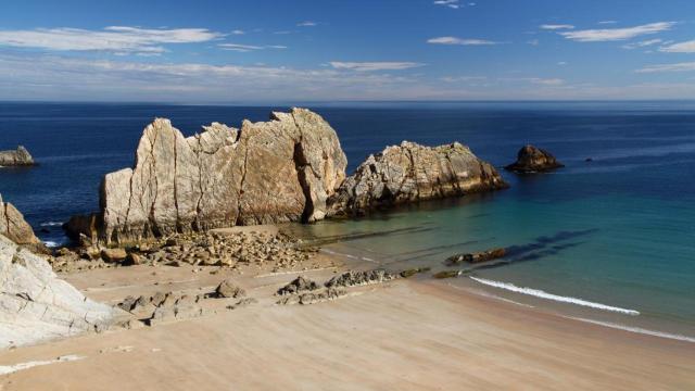 Playa de Arnía, en Cantabria.