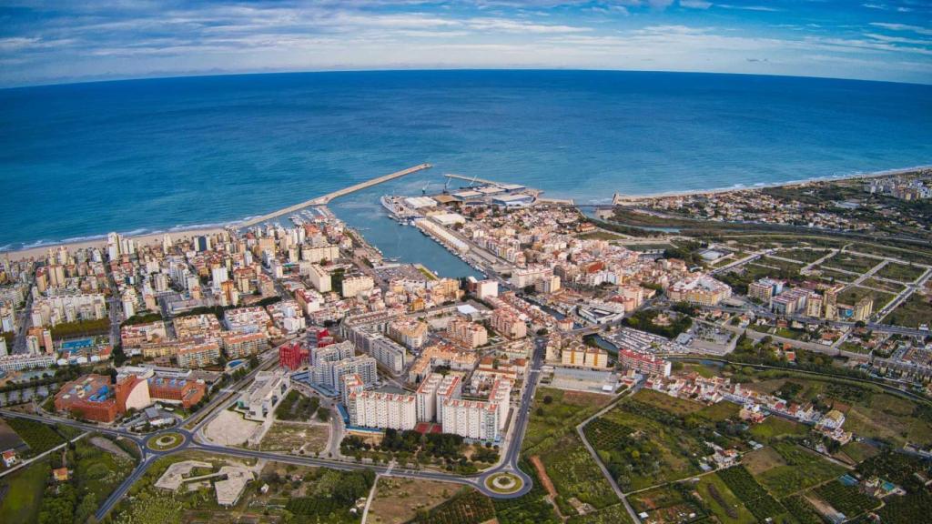 Vista panorámica de Gandía (Valencia). Turisme GVA