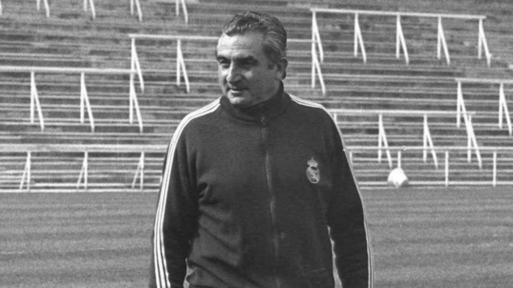 Miguel Muñoz, en su época como entrenador del Real Madrid