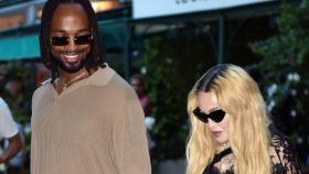 Madonna y Akeem Morris en Portofino este pasado martes, 13 de agosto.