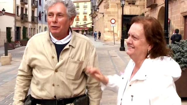 Rosario Bermudo junto a su hermano, Gabriel, el pasado 27 de mayo, en Soria.