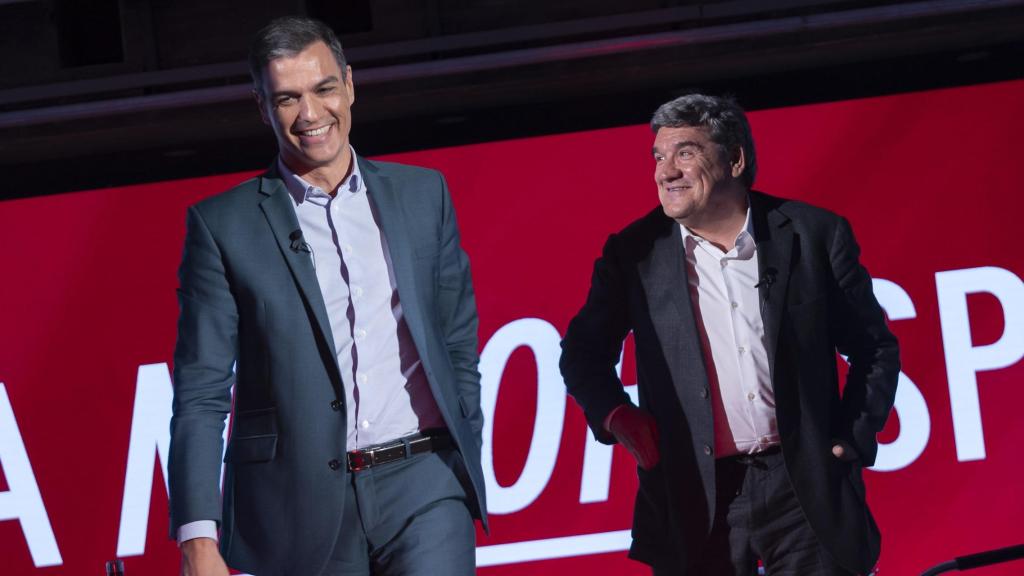 Pedro Sánchez y José Luis Escrivá.