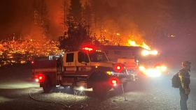 Incendio en Nevada, Estados Unidos.