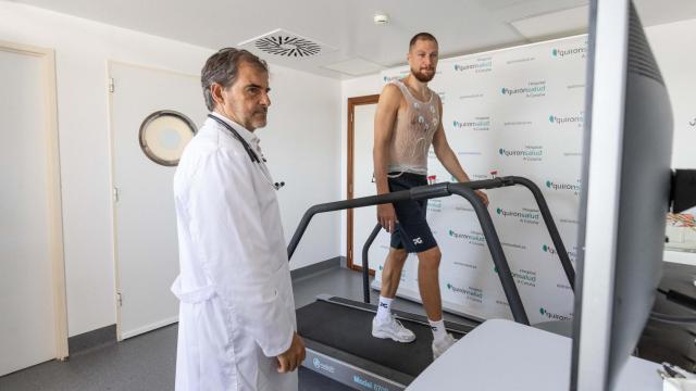 Reconocimiento de los jugadores en el hospital