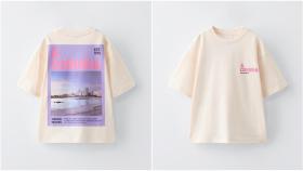 La nueva camiseta de Zara para niños que homenajea a esta playa de A Coruña.