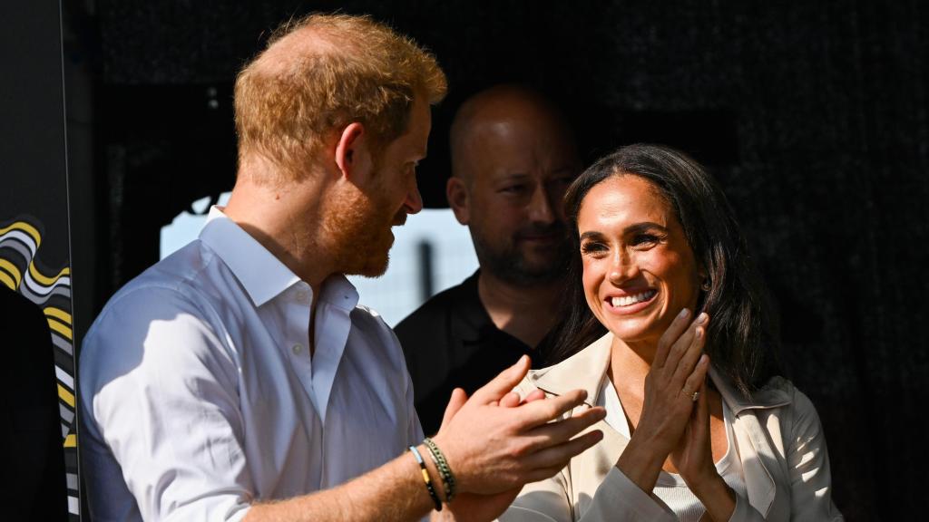 El príncipe Harry y Meghan Markle en los Juegos Invictus.