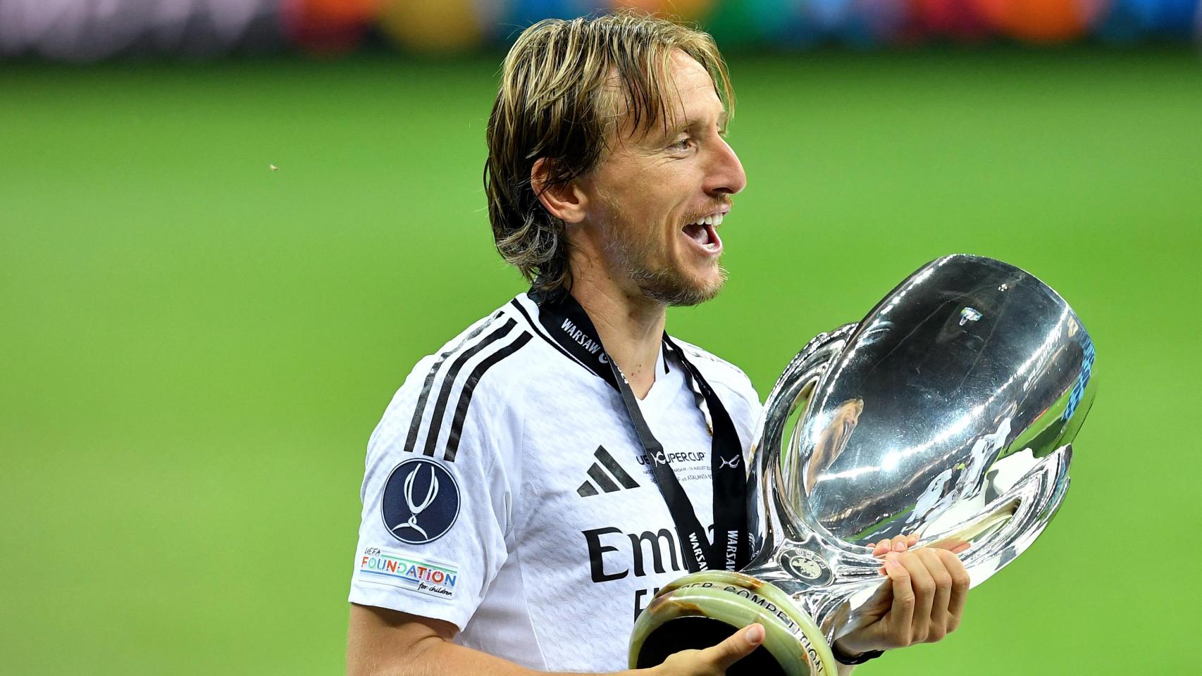 Luka Modric, con el título de la Supercopa de Eurocopa 2024