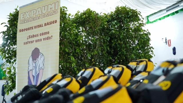 Los desfribiladores de la Feria de Málaga.