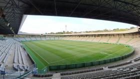 El estadio de A Malata, donde debutará el Málaga CF contra el Racing de Ferrol