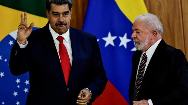 Nicolás Maduro y Lula da Silva, en un encuentro en 2023