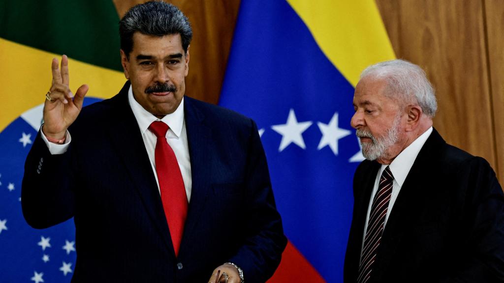 Nicolás Maduro y Lula da Silva, en un encuentro en 2023