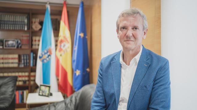 Rueda, en la Delegación de la Xunta de Ourense