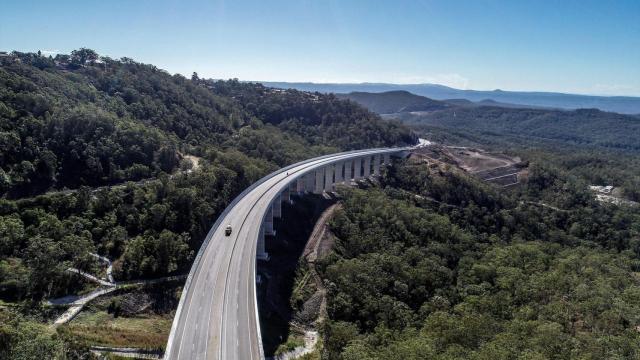 Una autopista construida por Acciona en Australia.