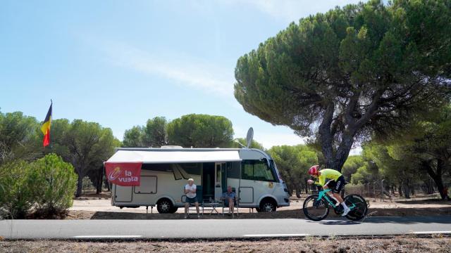 Imagen de la X etapa de La Vuelta del pasado año 2023 en Valladolid