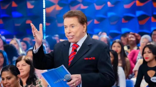 Silvio Santos en su programa.