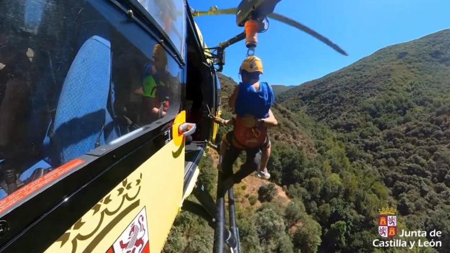 El Grupo de Rescate de la Junta auxilia a una mujer de 62 años en San Facundo