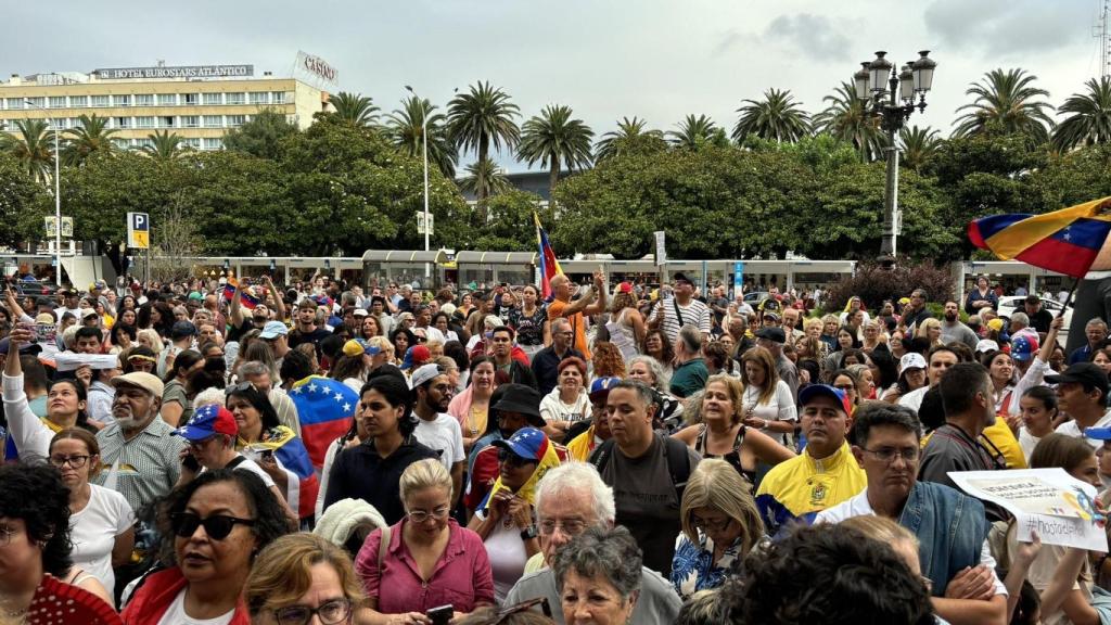 Protesta del pueblo venezolano en A Coruña