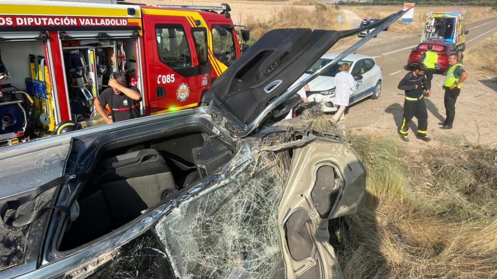 Accidente en Villafuerte de Esgueva