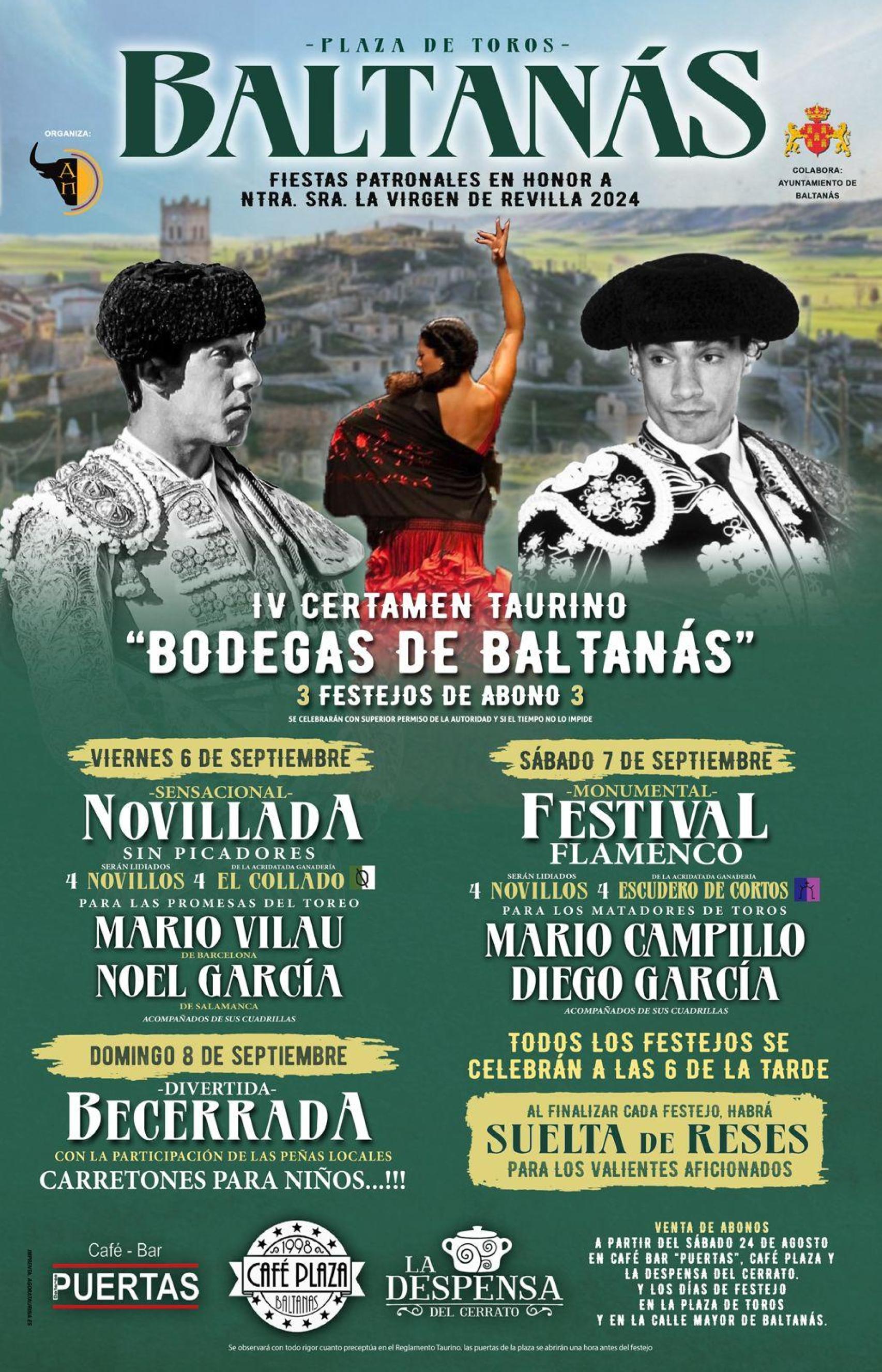 Cartel de toros de Baltanás