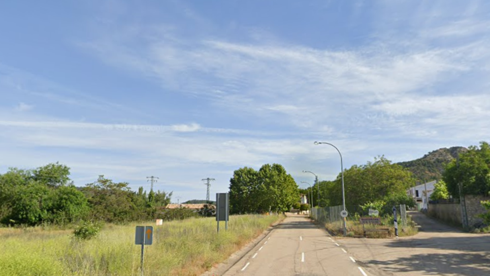 Imagen de la carretera en la que ha ocurrido el accidente. Foto: Google