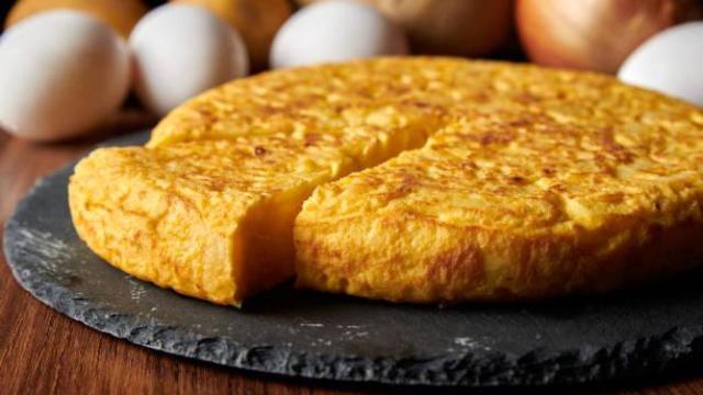 Tortilla de patata española.