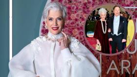 Maye Musk, en un montaje de Magas.